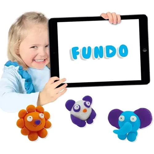 Незасихаюча маса SES Creative Дикі тварини для ліплення 4 кольори (00813S)