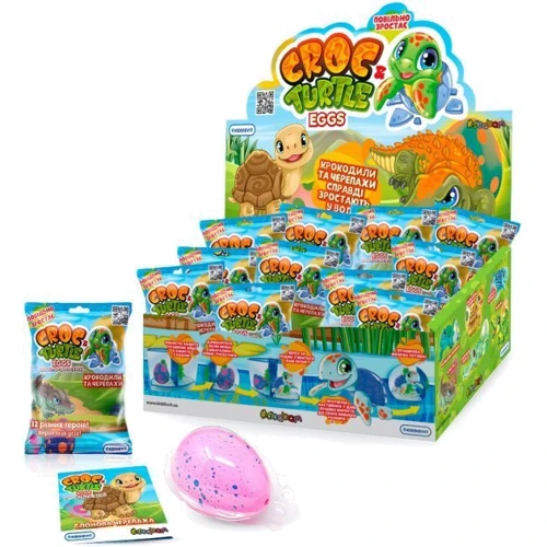 Растущая фигурка #sbabam Croc and Turtle eggs Крокодилы и черепахи (T070-2019) фото 7