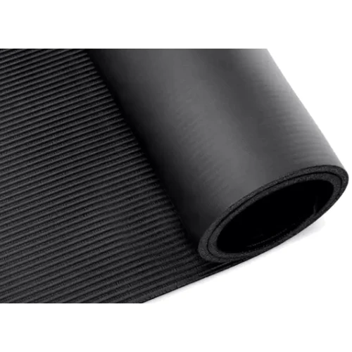 Килимок для фітнесу Gymtek NBR 1 см чорний