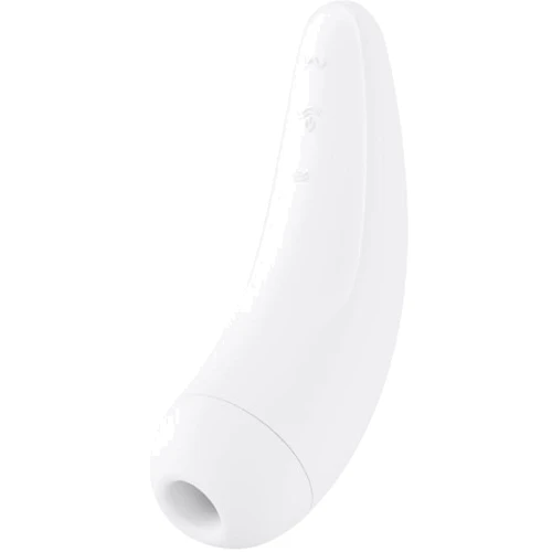 Вакуумный клиторальный стимулятор Satisfyer Curvy 2+ White