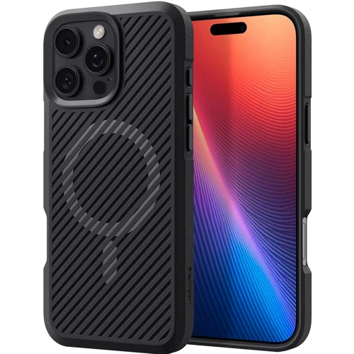 Чехол для iPhone Spigen Core Armor MagFit Matte Black (ACS08024) for iPhone 16 Pro Max
