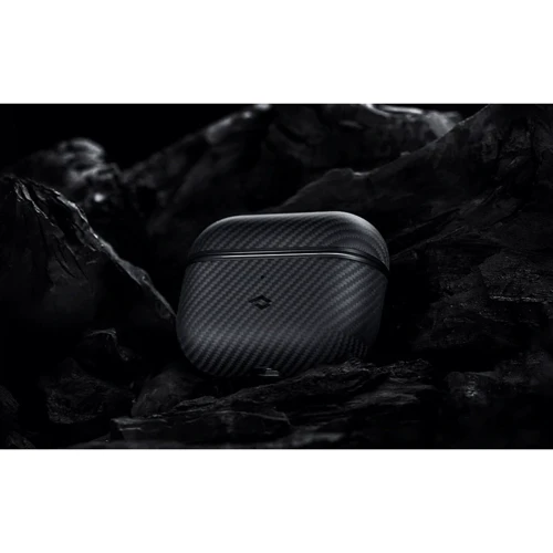 Чехол для наушников Pitaka MagEZ Case 2 Twill Black/Grey (APM6001) for Apple AirPods 3 фото 5