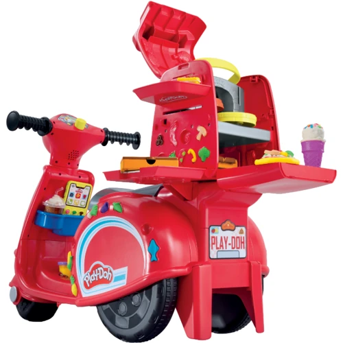 Набір для творчості HASBRO PLAY-DOH PD із пластиліном Іграшковий скутер для доставки піци (F8803) фото 5