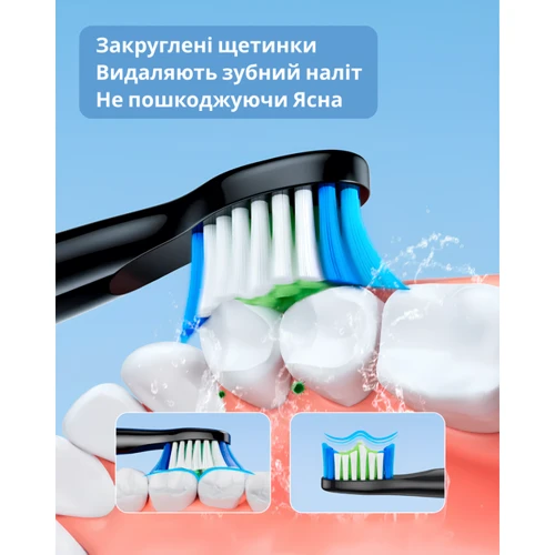 Насадки для зубной щетки Bitvae D2 4шт. Black (Bit-D2-Bl)