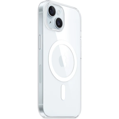 Чехол для iPhone Apple iPhone 15 Clear Case with MagSafe (MXRK3ZM/A): Цвет прозрачный