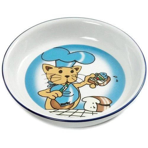 Миска для собак и кошек Flamingo Cat&Fish керамика 200 мл (43845)