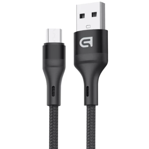 Кабель ArmorStandart USB Cable to microUSB 3A 1.2m Black (ARM64038)
