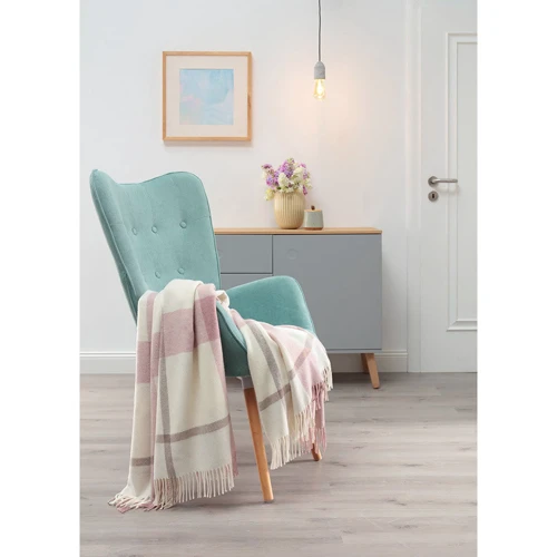 Плед Billerbeck Plaid Bergamo rose130х170 (797674): Цвет розовый