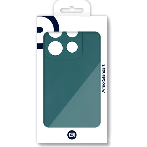 Чехол для телефонов ArmorStandart Matte Slim Fit Camera cover Dark Green for Infinix Smart 7 (ARM69077): Материал силикон