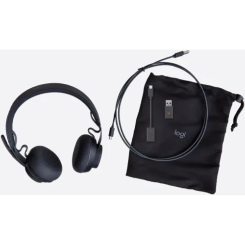 Наушники Logitech Zone 900 Black (981-001100): Дополнительно складная конструкция, Совместимость с Apple, Совместимость с Android