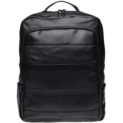 Keizer Leather Backpack Black (K1552-black) for MacBook 15": Цвет черный (Black)