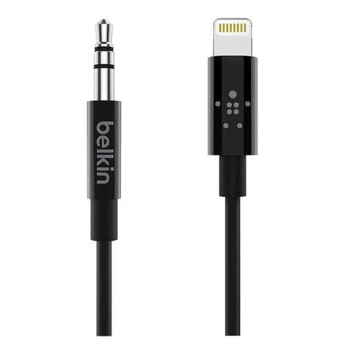 Кабель Belkin Audio Cable AUX 3.5mm Jack to Lightning 1.8м Black (AV10172BT06-BLK)