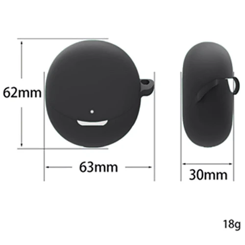 Чехол BeCover Silicon Case Black for OPPO Enco Air3 (ETE31) (709569): Материал Силикон