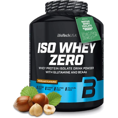 Протеин BioTechUSA Iso Whey Zero 2270 g / 90 servings / Hazelnut