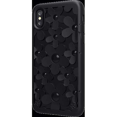 Чохол для iPhone SwitchEasy Fleur Aero-Tech PC+TPU Hybrid Case Black (GS-81-146-11) for iPhone X/iPhone Xs