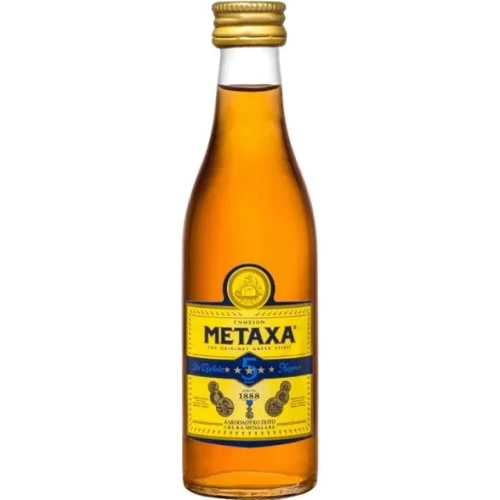 Бренді Metaxa 5 Stars, 0.05 л 38% (BDA1BR-YFK005-004)