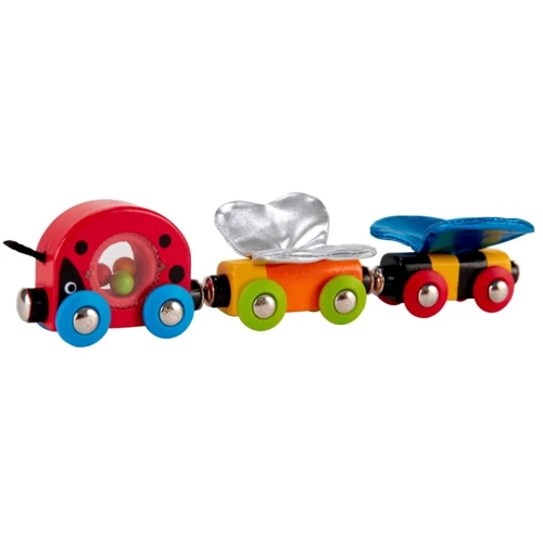 Паровозик HAPE 3 вагона Везучая божья коровка и друзья(E3806): Тип прочее