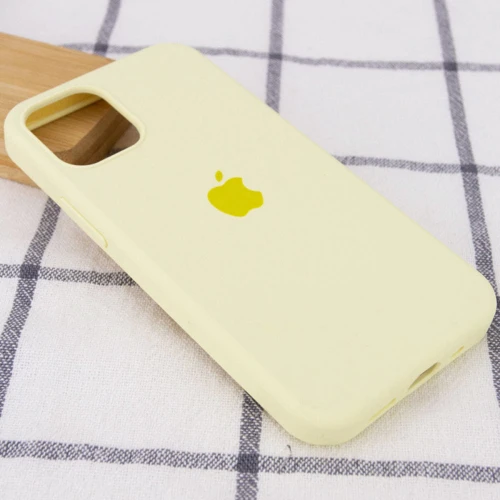 Чехол для iPhone Mobile Case Silicone Case Full Protective Mellow Yellow for iPhone 13 Pro: Цвет желтый