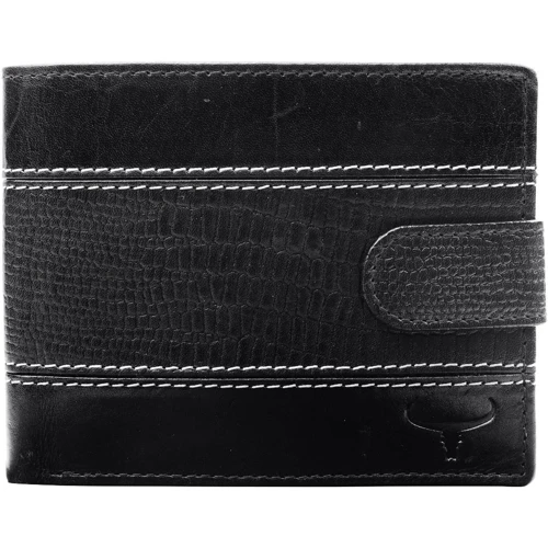 Мужское портмоне Buffalo Wild черное (DNKN7L-VTC-black) фото 8