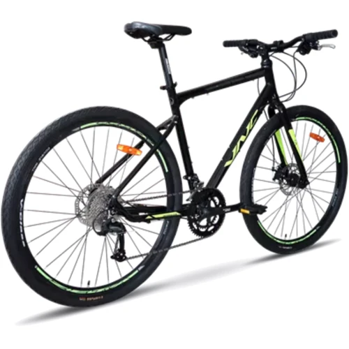 Велосипед VNC 2023' 28" SweepRacer A4 V52A4-2853-BG 21"/53см (2077) black (shiny)/green (matt)