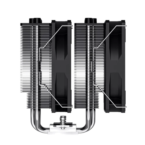 Кулер ID-Cooling SE-206-XT Black: Тип воздушное охлаждение