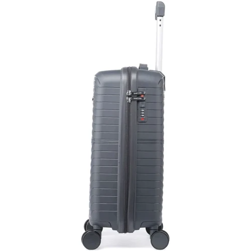 Валіза Semi Line 20" (S) Graphite (T5781-1): Фактура матова, Гладка