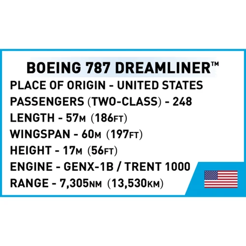 Конструктор Cobi Боинг 787 Дримлайнер 836 шт (COBI-26603) фото 7