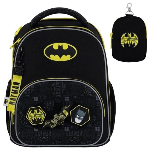 Набор Kite рюкзак + пенал + сумка для обуви 556 DC Batman (SET_DC25-556M) фото 11