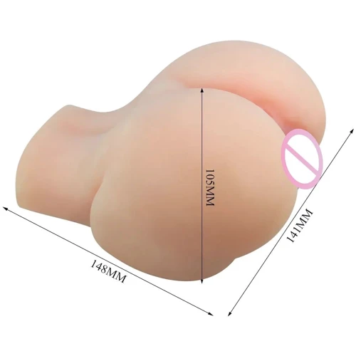 Мастурбатор вагина-анус с вибрацией LYBAILE Crazy Bull Kylie soft skin (BM-009246Z)