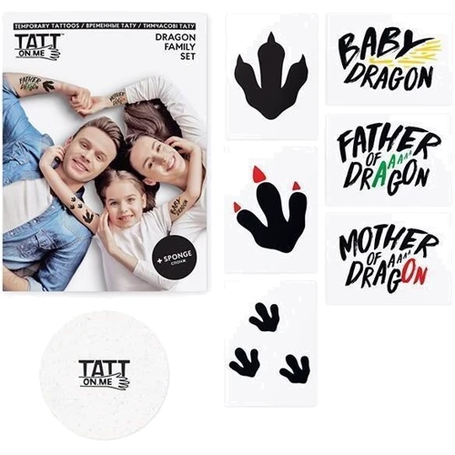 Временные татуировки TATTon.me Dragon Family Set (TSDragon) фото 4