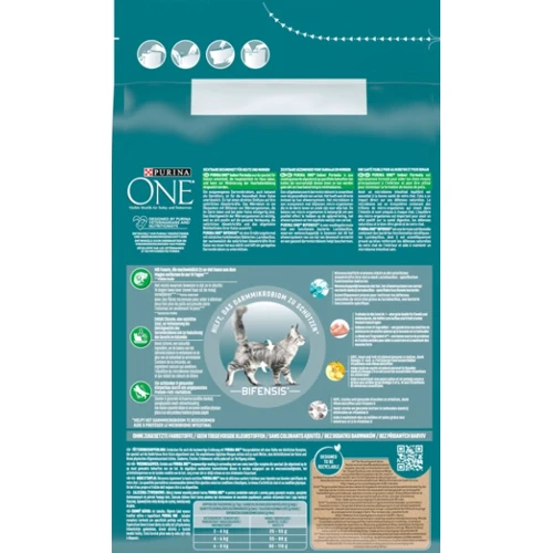 Сухой корм Purina One Indoor Purina ONE Indoor для взрослых кошек постоянно находящихся в помещении с индейкой 3 кг (7613035862579): Порода Все породы