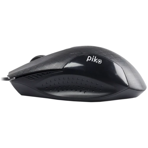 Мишка Piko MS-017 Black (1283126472497): інтерфейс підключення USB