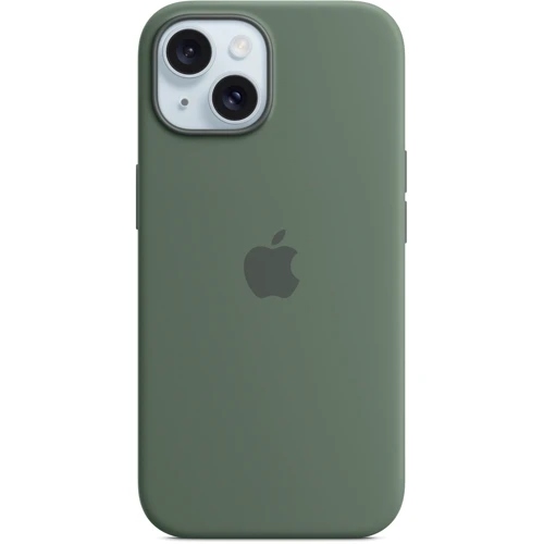 Чохол для iPhone Apple iPhone 15 Silicone Case with MagSafe - Cypress (MT0X3ZM/A)