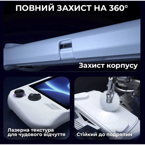 Аксесуар для приставки JSAUX ModCase ROG Ally PC0109 White (6126755803411) фото 5