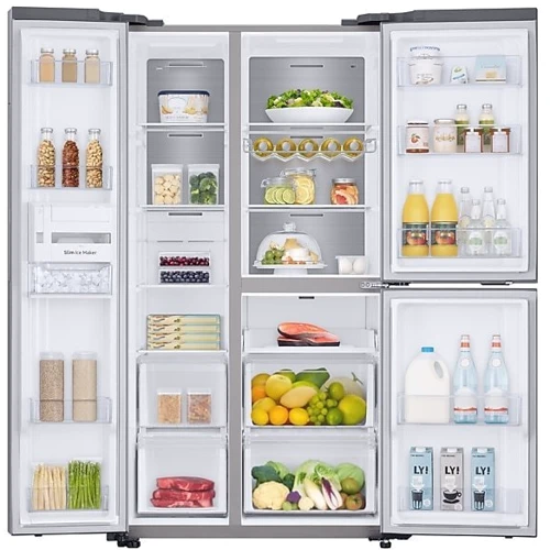 Холодильник Side-by-Side Samsung RS63R5591SL/UA: Размеры ВxШxГ, см 178х91.2х71.6