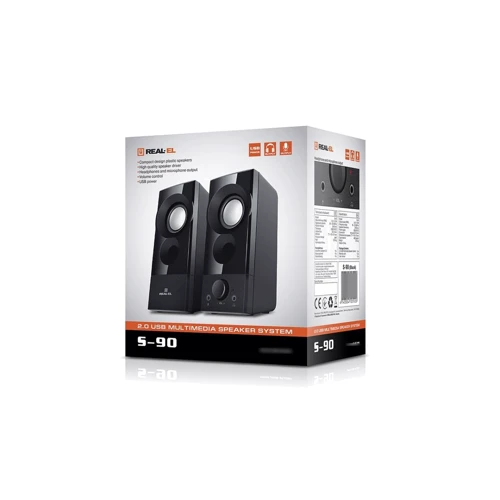 Акустическая система REAL-EL S-90 Black фото 8