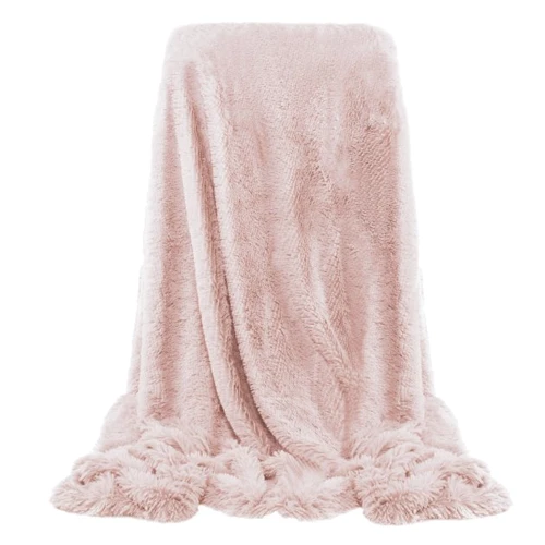 Плед Springos Extra Soft 200x220 см розовый (HA7059) фото 9