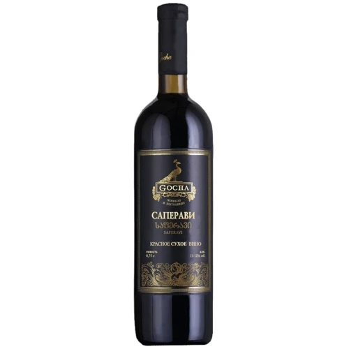 Вино Gocha Саперави красное сухое 0.75л 11-12% (PLK4860053011424)