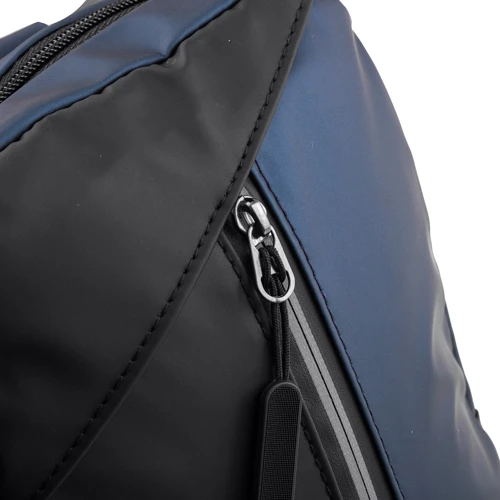 Чоловіча сумка-слінг Valiria Fashion синя (3DETAU6523-6): Фактура Ткана, матова