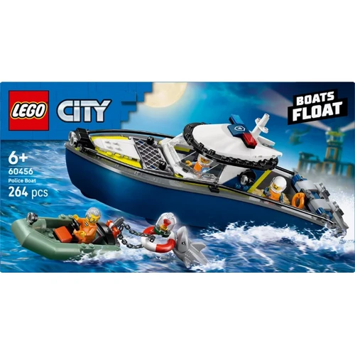 Конструктор LEGO City Преследование на полицейском катере (60456)