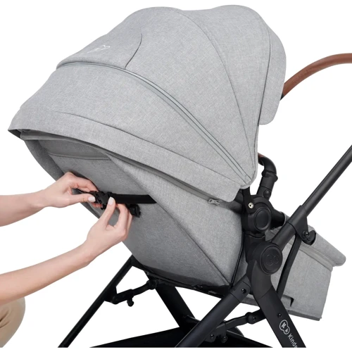 Универсальная коляска 3 в 1 Kinderkraft B-Tour Silver Gray (KSBTOU00LGR3000) фото 27