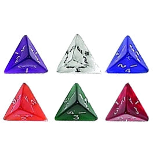 Кубики D4 (кольори в ас.): Виробник Україна