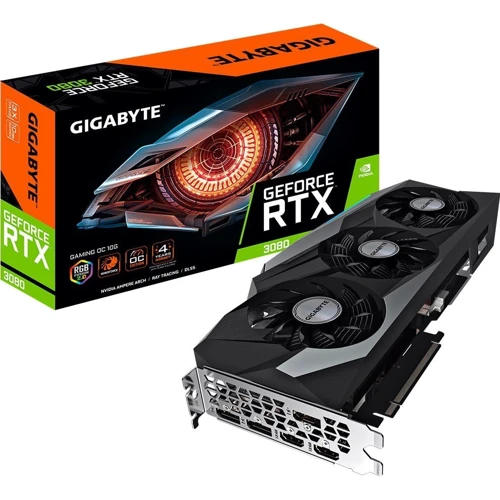 Видеокарта GIGABYTE GeForce RTX 3080 GAMING OC 10G rev. 2.0 (GV-N3080GAMING OC-10GD rev. 2.0): Исполнение Трехслотовое