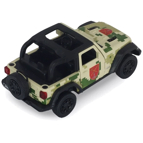 Автомодель TechnoDrive Jeep Wrangler Rubicon Шевроны Героев Оперативное командование "Юг" (250398UM): Вид Военная техника