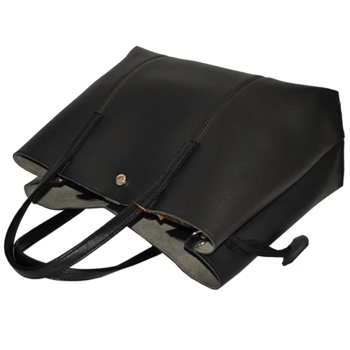 Жіноча сумка шоппер Monsen чорна (1035563-black): Країна виробник Україна