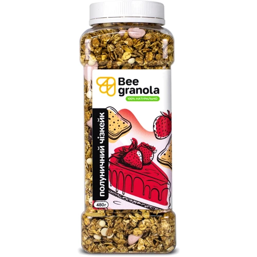Гранола Bee Granola Чізкейк 480 г: Вага нетто 480 г