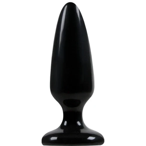 Анальная пробка Pleasure Plug - Medium, черный