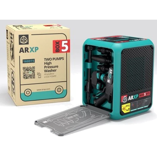 Мойка высокого давления Annovi Reverberi XP BOX5 160DTS TWIN FLOW: Габариты 282х299х395 мм