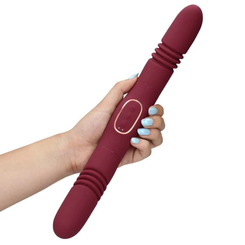 Двухсторонний вибратор Loveline Burgundy