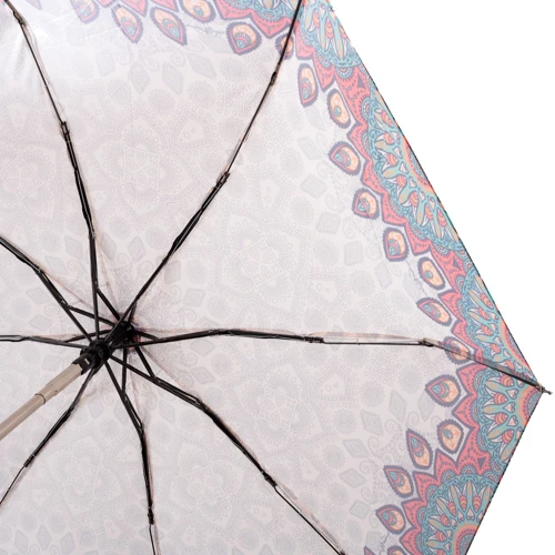 Парасолька жіночий компактний автомат ART RAIN бежевий (ZAR4916-49): Фасон Складаний (4 складання)